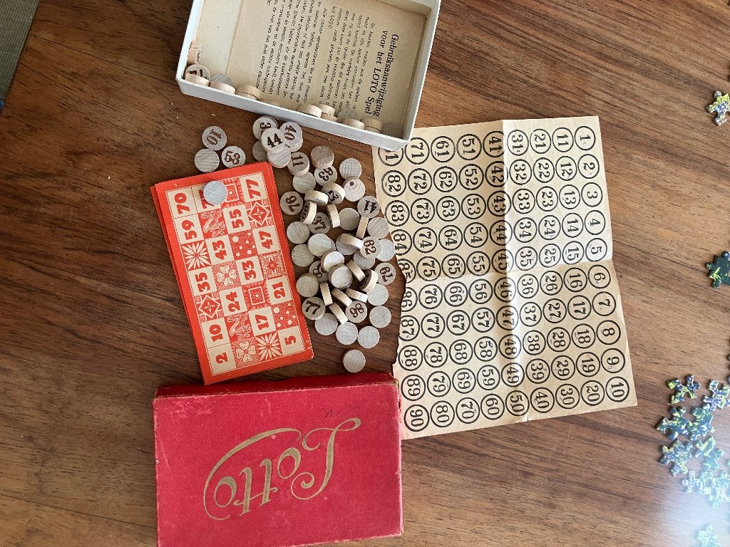 oud lottospel, Ophalen of Verzenden, Gebruikt