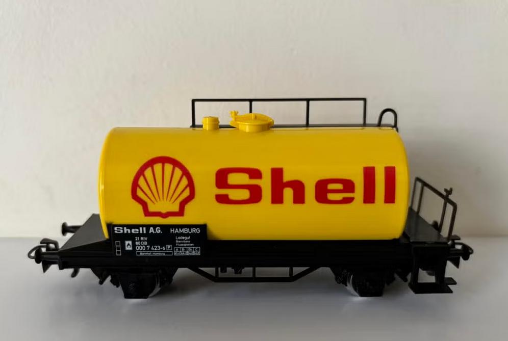 Marklin H0 4442 - 2-assige Ketelwagen Shell van de DB in ovp, Wisselstroom, Ophalen of Verzenden, Märklin, Nieuw