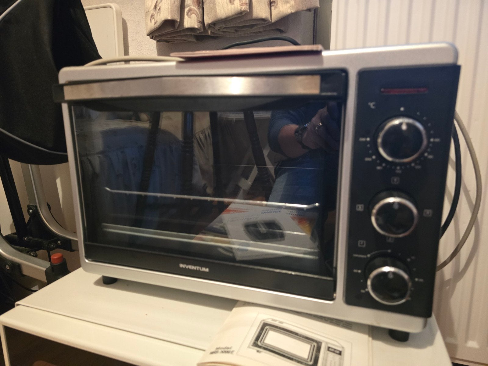 Inventum Mini-oven - Compact en Functioneel, Witgoed en Apparatuur, Ophalen, Minder dan 45 cm, Zo goed als nieuw, Inventum