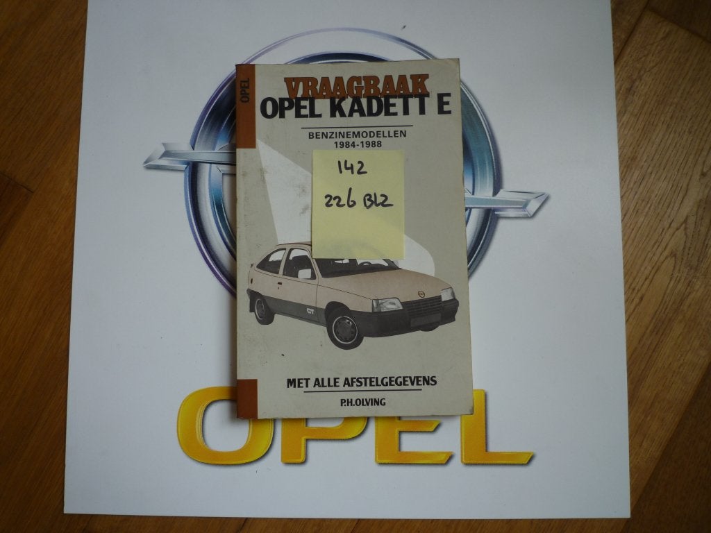 Opel Kadett-E vraagbaak 1984-88 nr 142, Ophalen of Verzenden