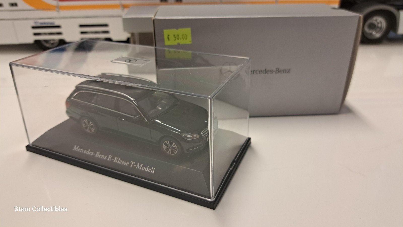 Kyosho Mercedes-Benz W213 S213 T-Modell Mopfl. Obsidian, Hobby en Vrije tijd, Modelauto's | 1:43, Kyosho, Auto, Ophalen of Verzenden