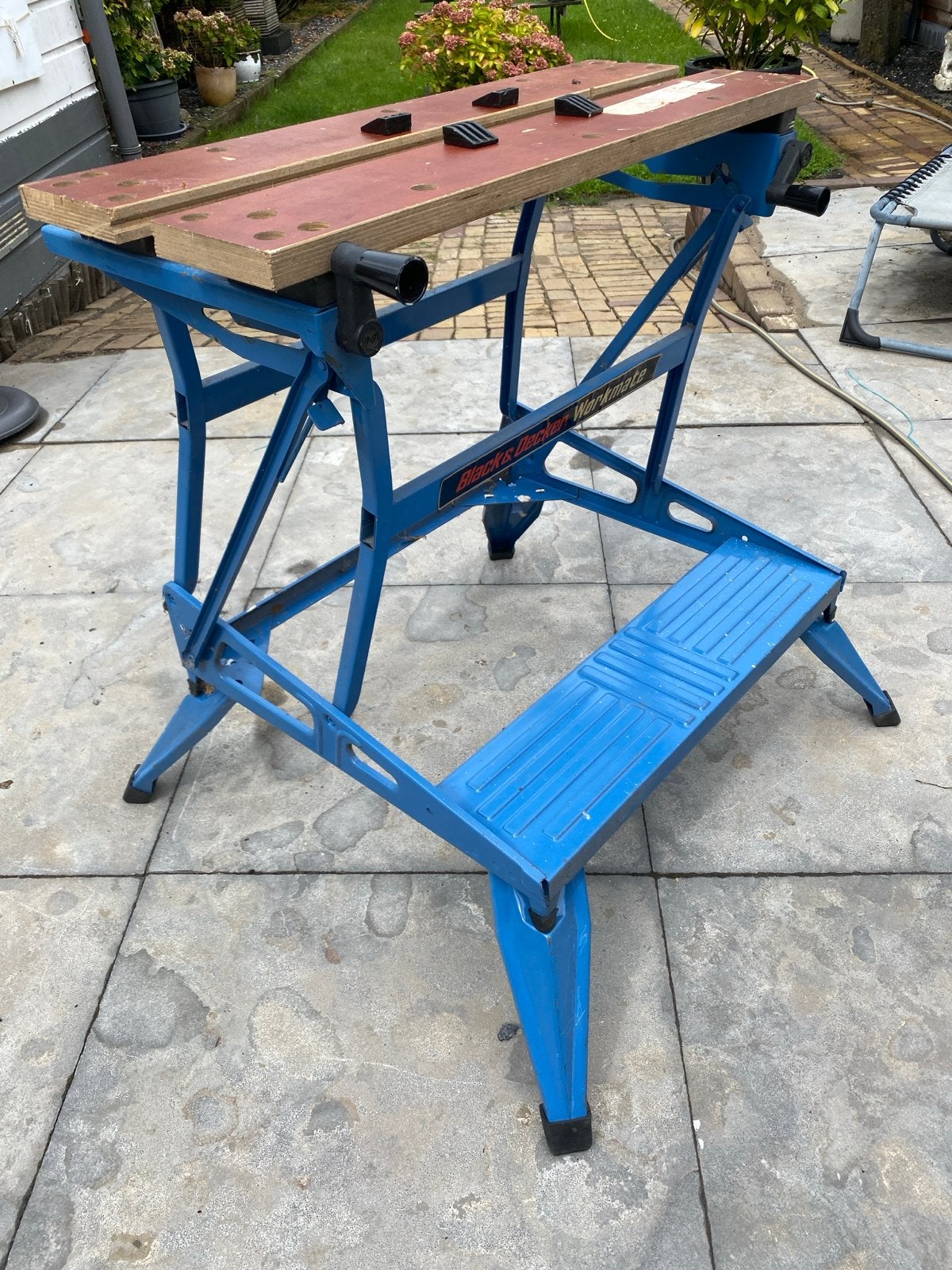 Black & Decker Workmate Werkbank - Inklapbaar, Doe-het-zelf en Verbouw, Werkbanken, Ophalen, Gebruikt, 70 tot 120 cm, Bankschroef