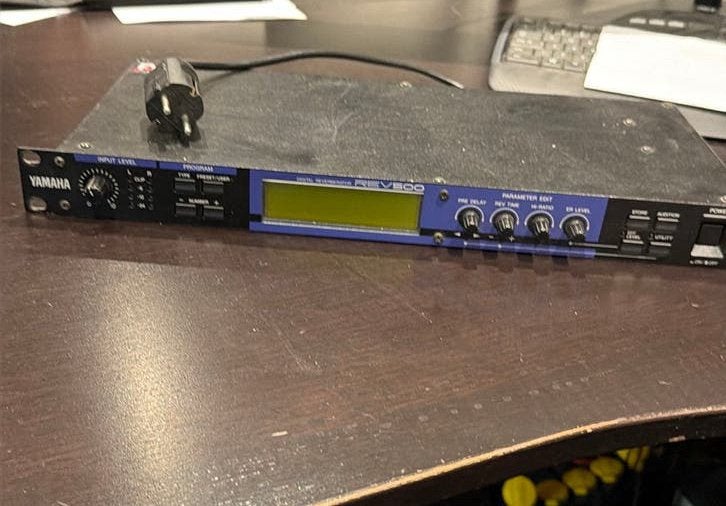Yamaha REV500 Digital Reverberator – Professionele Reverb, Ophalen of Verzenden, Zo goed als nieuw, Reverb