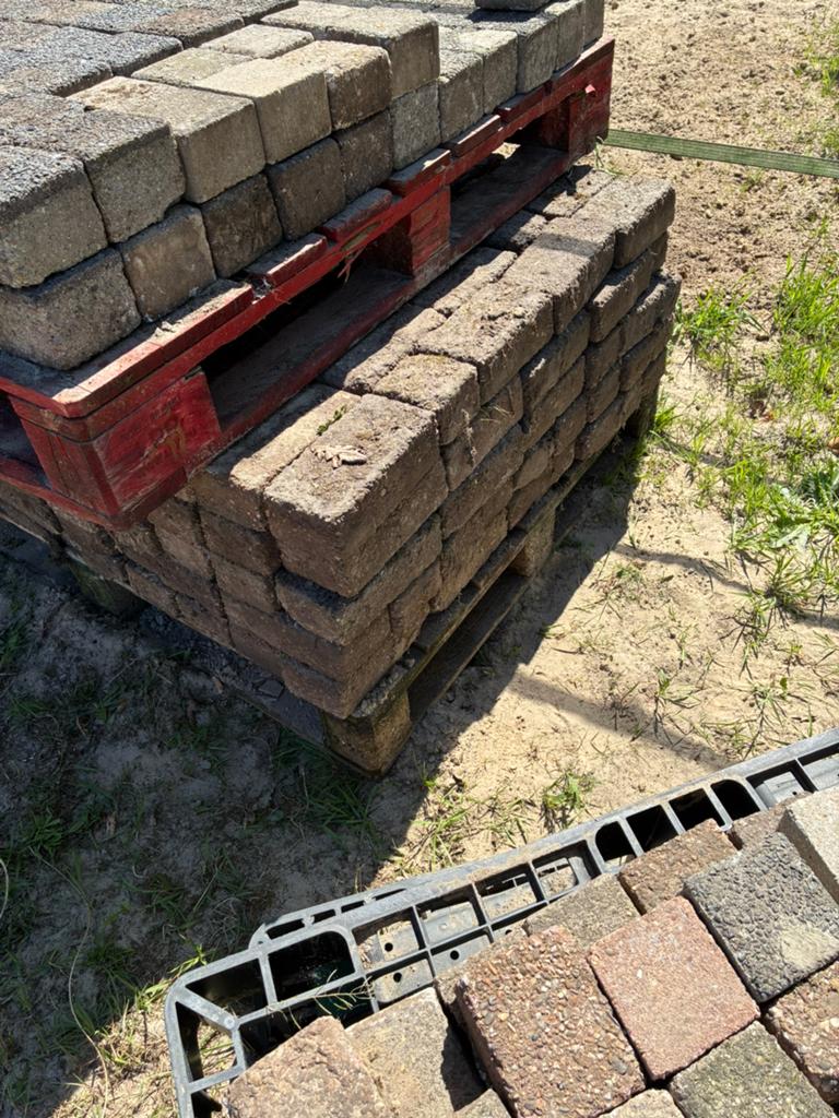 Klinkers  gratis ophalen, Ophalen, Gebruikt, Beton, Klinkers