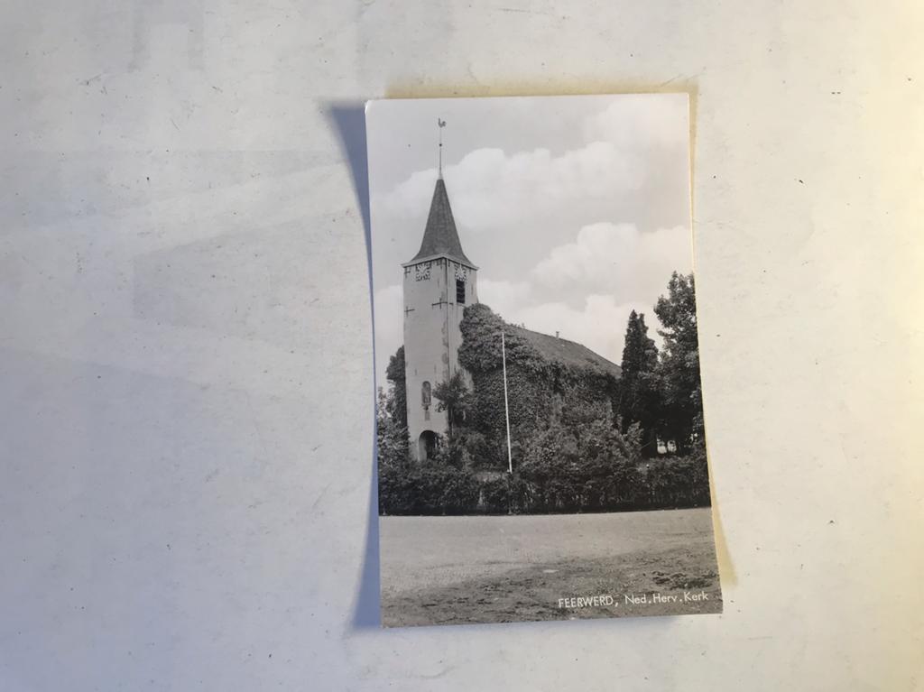 Ansicht: Feerwerd- Ned. Herv. Kerk., Ophalen of Verzenden, Ongelopen, Groningen