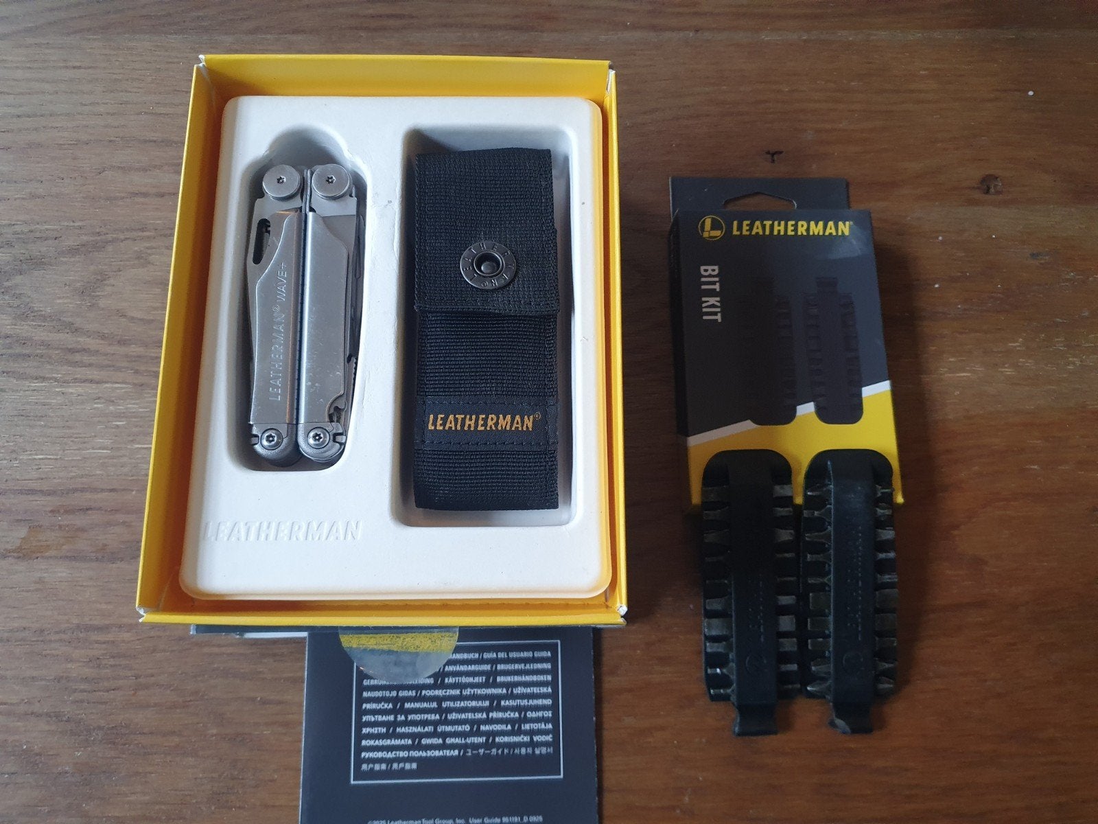 Leatherman Wave+ Multitool met Bit Kit en hoesje, Ophalen of Verzenden, Zo goed als nieuw, Multitool