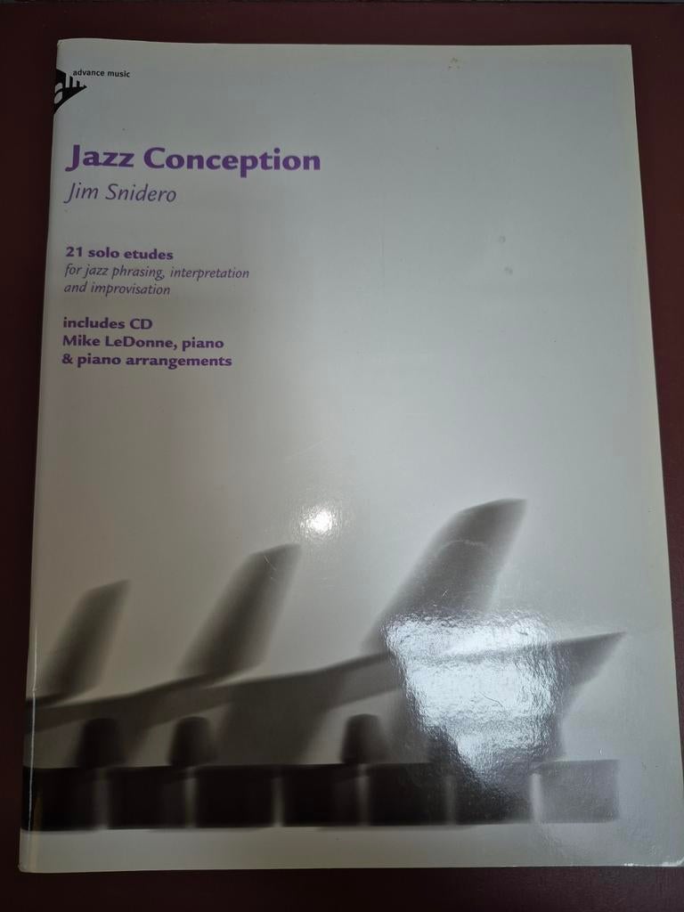 Jazz Conception - Jim Snidero (boek zonder CD), Ophalen of Verzenden, Zo goed als nieuw, Jazz