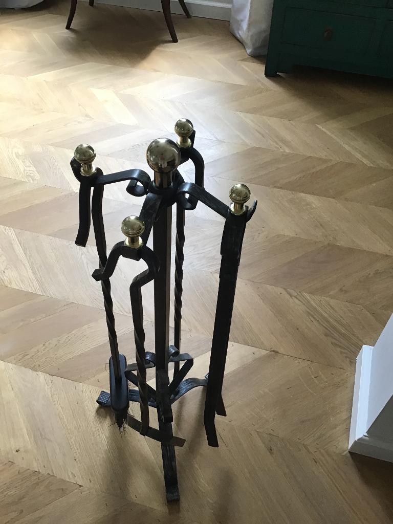 Fireplace accessories set, Ophalen, Zo goed als nieuw, Hout, Overige soorten