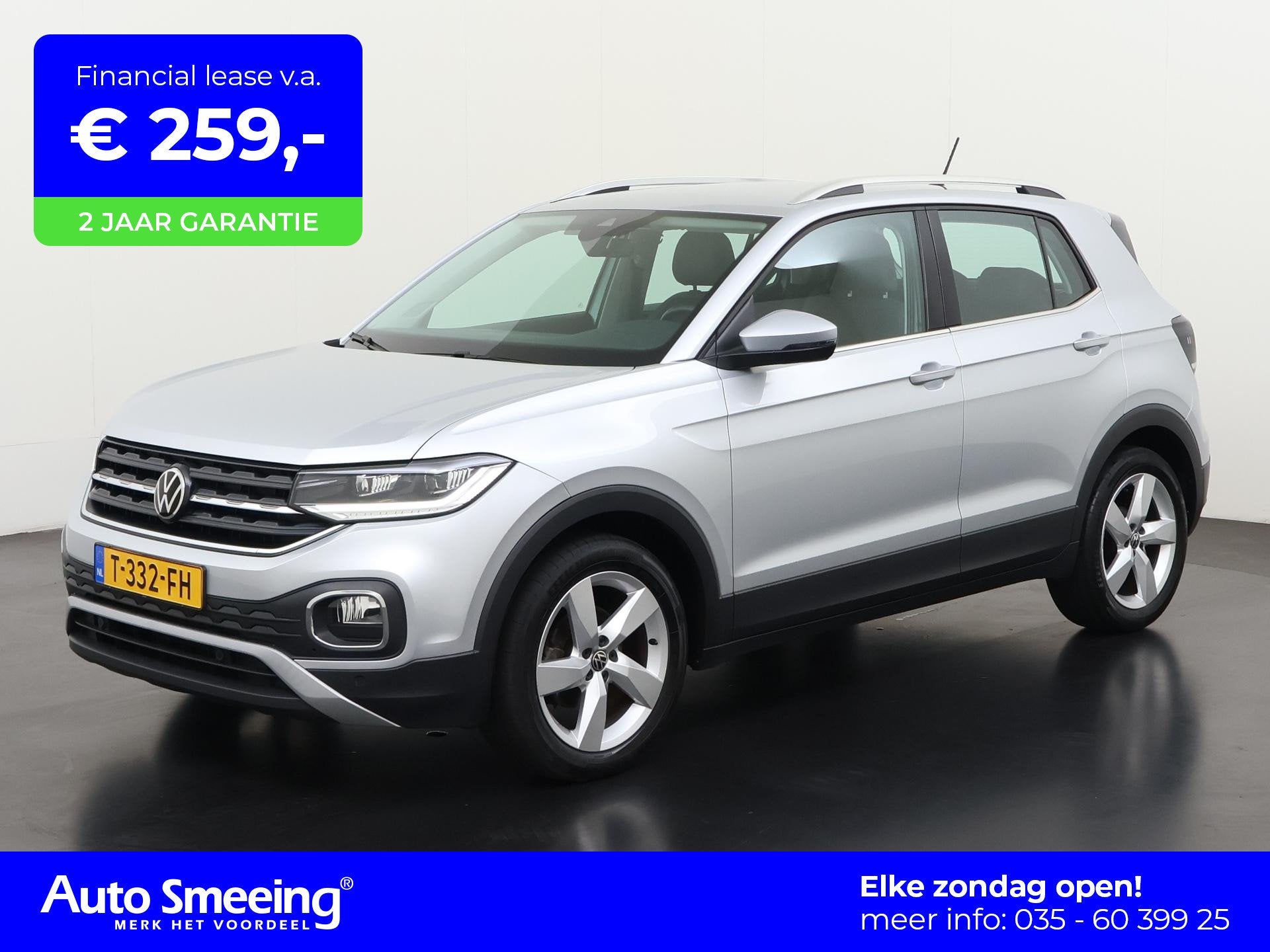 Volkswagen T-Cross 1.0 TSI Style | Trekhaak | Camera | Stoel, Voorwielaandrijving, Gebruikt, Euro 6, Automatische klimaatregeling