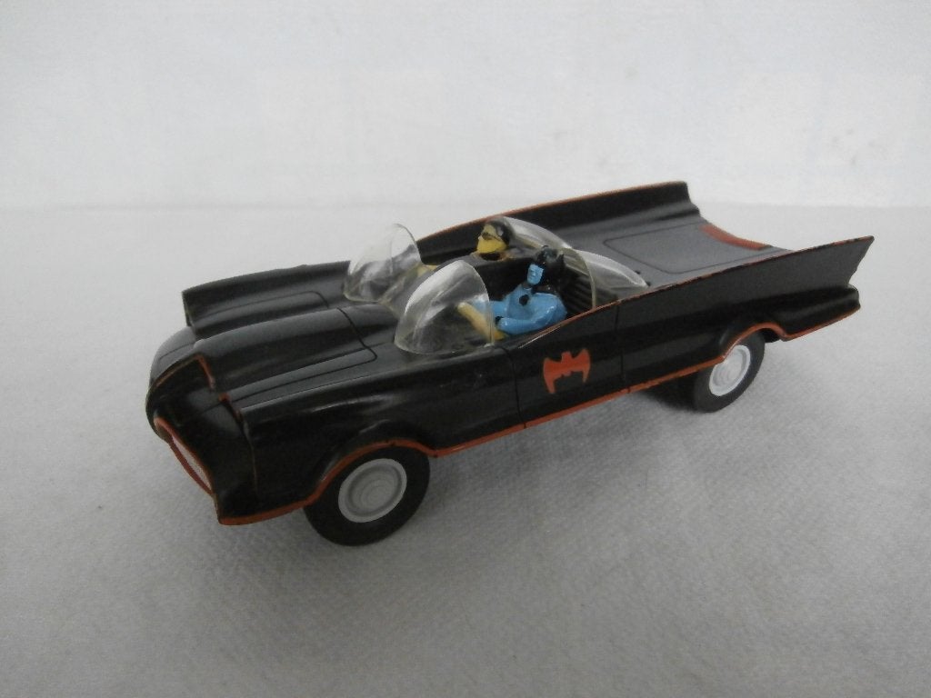 Vintage Batmobile Clifford/Hoover 1966 17,5  cm met frictie., Ophalen of Verzenden