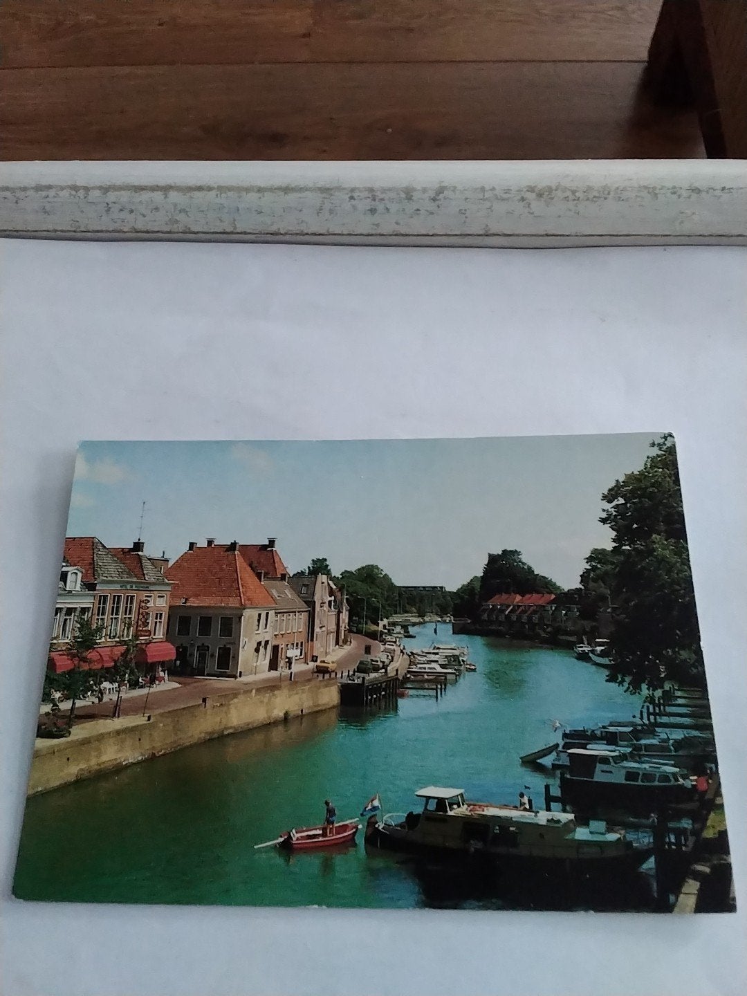 Ansichtkaart Dokkum Diepswal, Friesland - Gelopen, Ophalen of Verzenden, 1960 tot 1980, Gelopen, Friesland