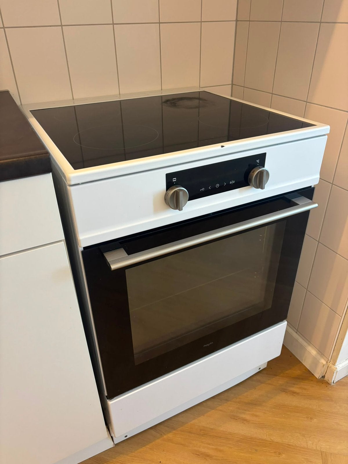 Pelgrim inductiefornuis wit met oven – PFI8265WIT, Witgoed en Apparatuur, 60 cm of meer, Zo goed als nieuw, Inductie, Vrijstaand