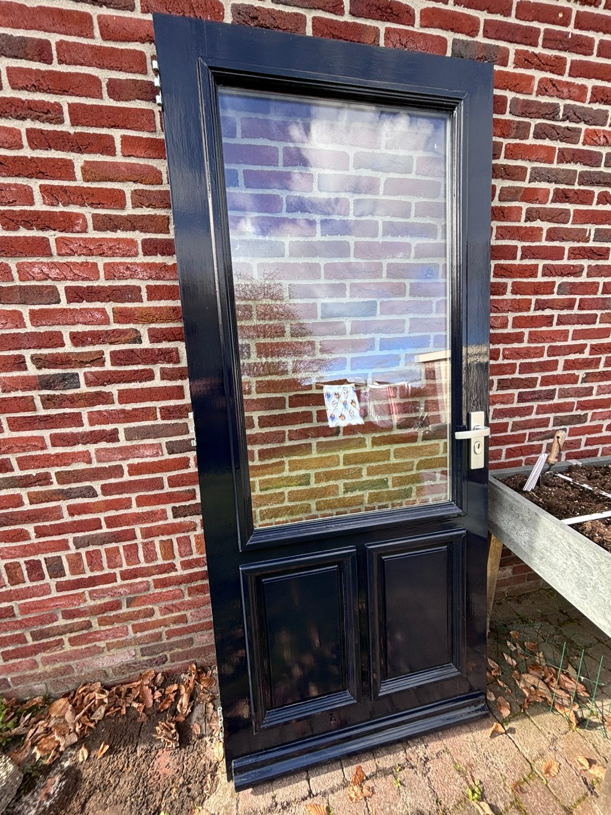 Buitendeur, Ophalen, Gebruikt, 80 tot 100 cm, Buitendeur