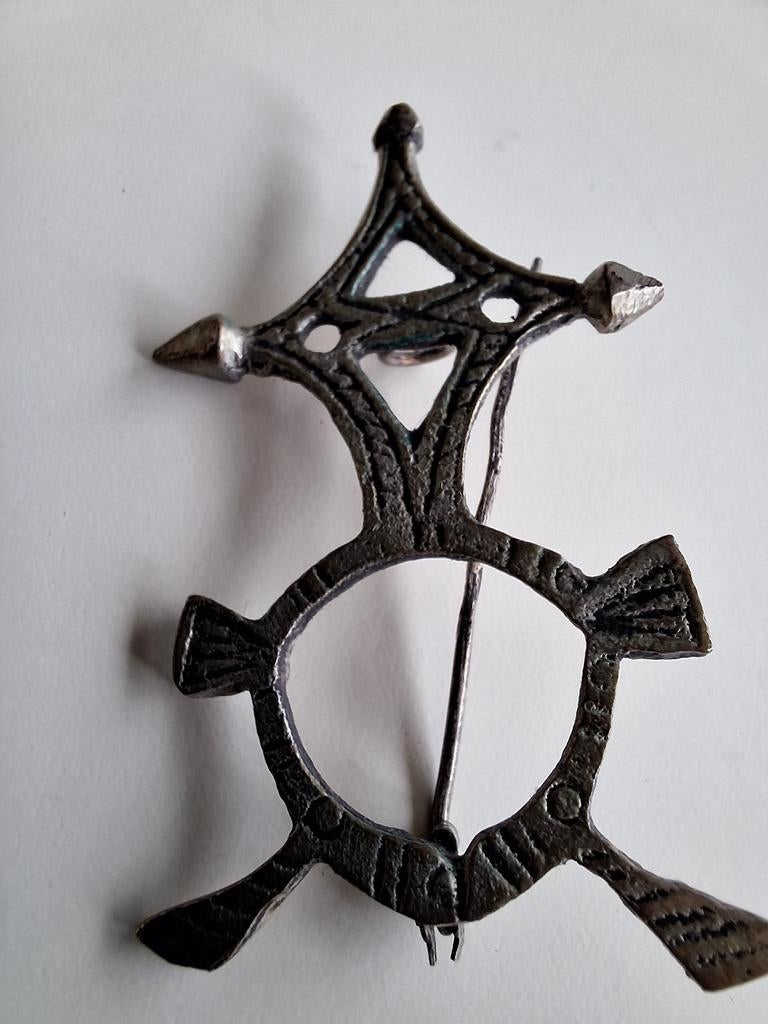 Insigne saharien croix broche, Ophalen of Verzenden