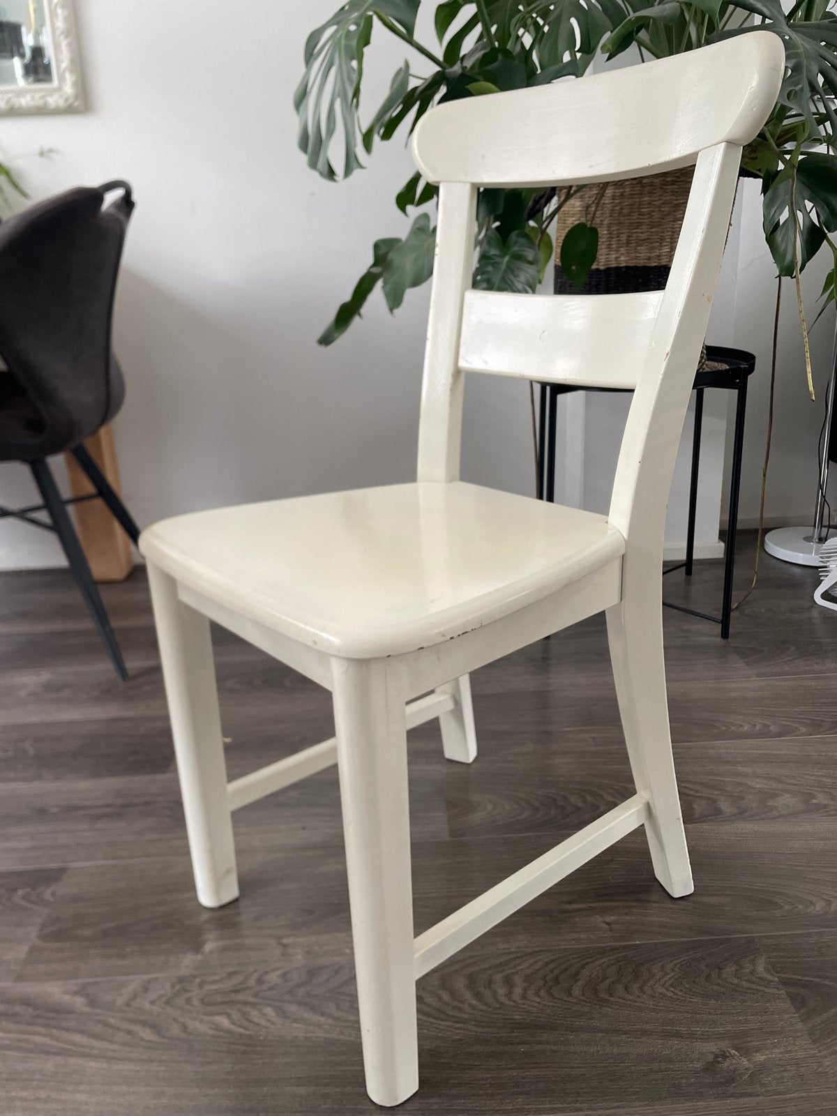 Superstevige eikenhouten stoelen. 4x, Ophalen