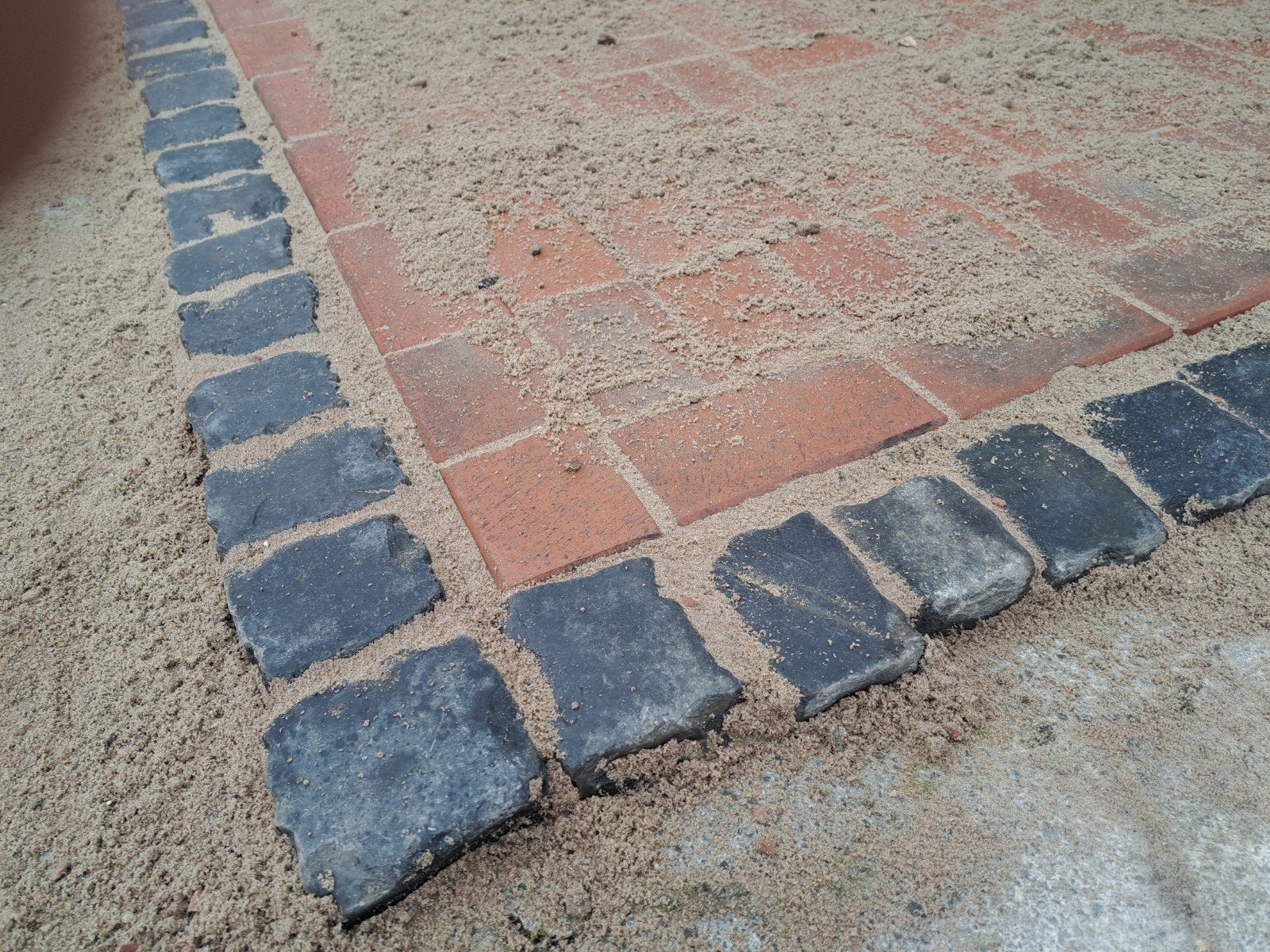 Blaubasalt natuursteen, Tuin en Terras, Ophalen, Gebruikt, Overige typen, 5 tot 10 m²