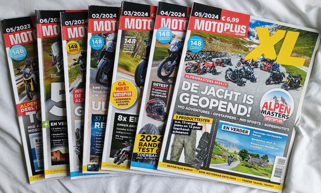 Moto Plus XL tijdschriften 2023 2024, Ophalen of Verzenden, Gelezen, Overige typen