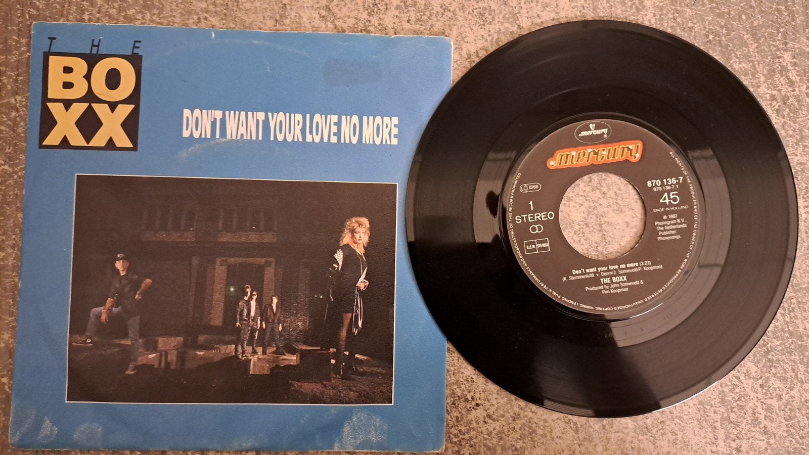 The box - don't wait your love no more, Gebruikt, 7 inch, Pop, Fotohoes