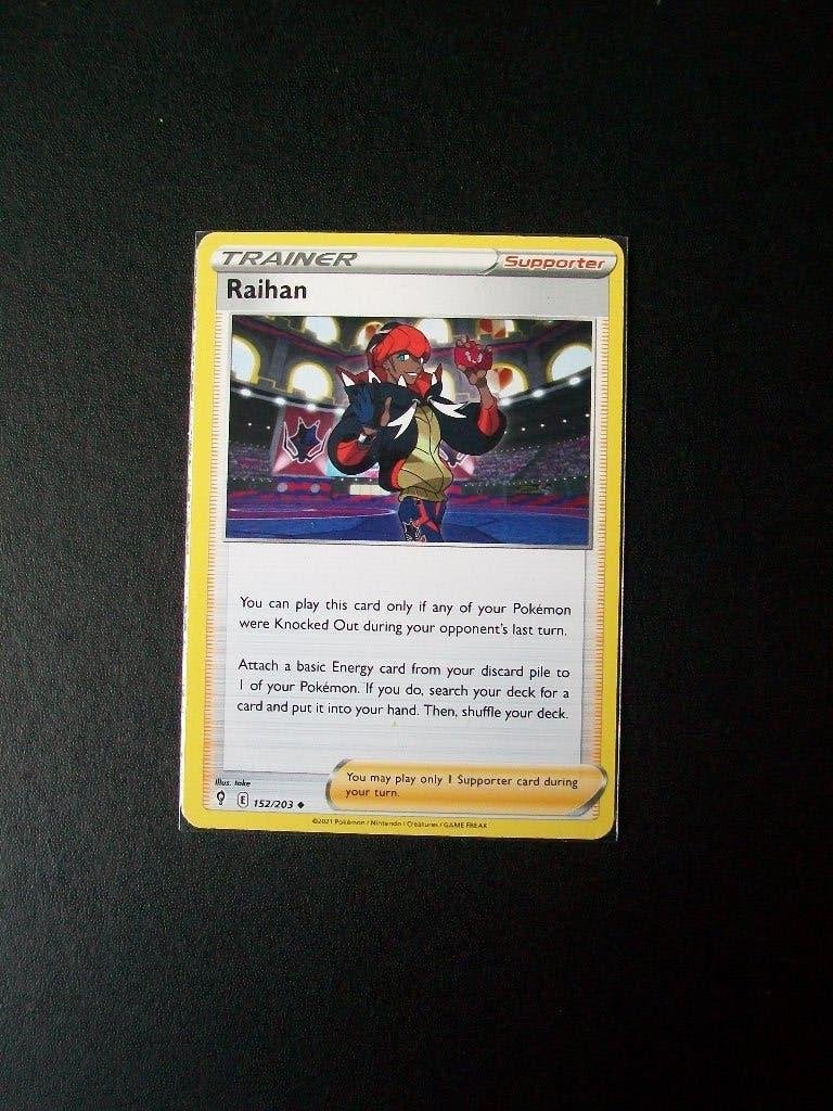 4540. Nieuwe Pokemon Kaart Trainer RAIHAN (152/203), Verzenden, Nieuw, Losse kaart