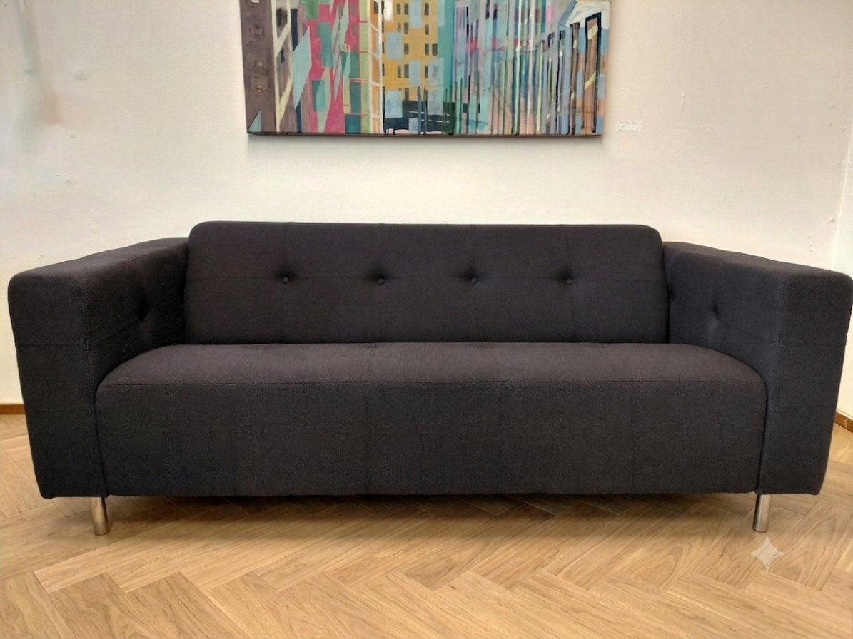 Gelderland 6111 | 2,5 zits | Zwart wol, Gebruikt, Modern design Rohi Jan des Bouvrie, Info@andriesign.nl, 150 tot 200 cm