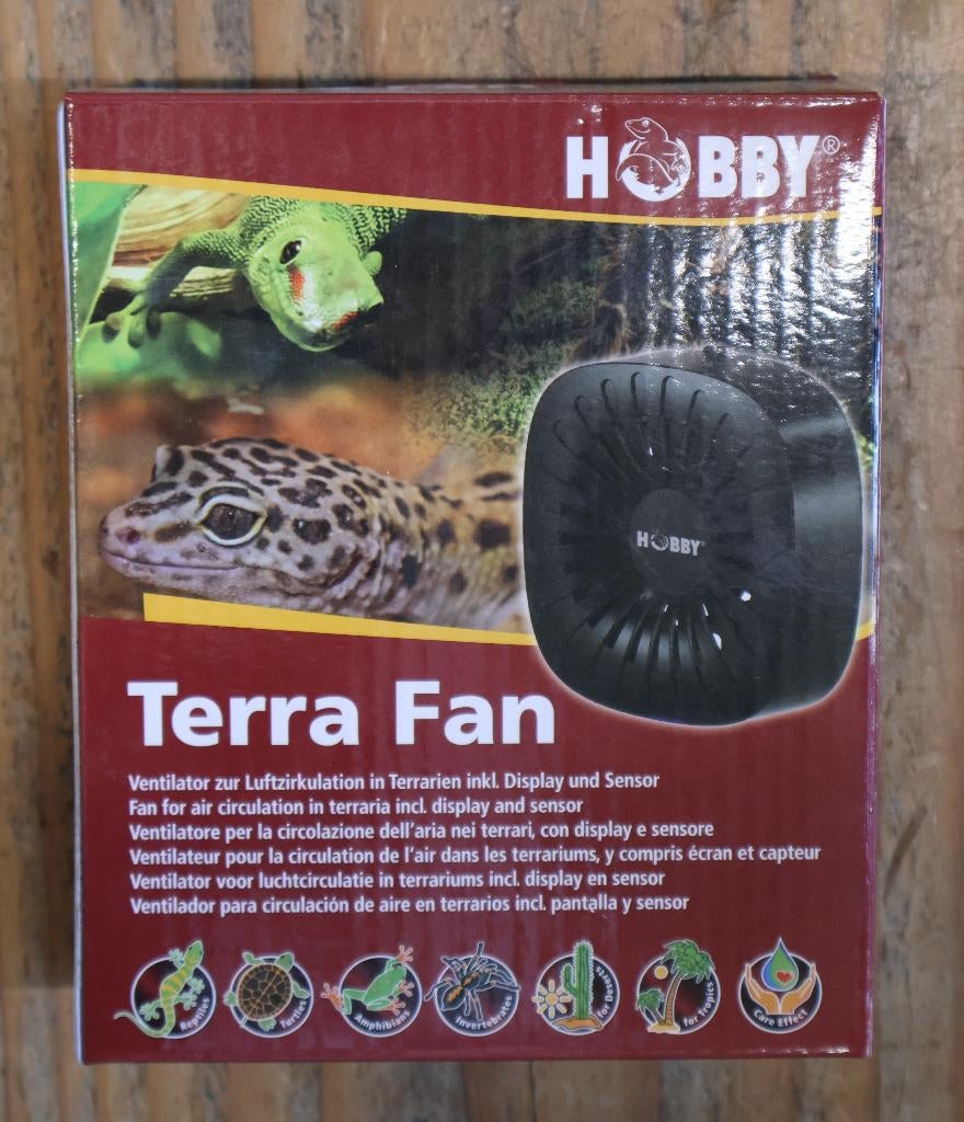 Hobby Terra Fan – Ventilator voor Terrarium, Overige typen, Nieuw, Ophalen of Verzenden, Nvt