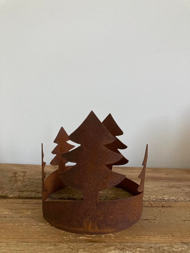 Kerstdecoratie Cortenstaal., Diversen, Ophalen of Verzenden, Zo goed als nieuw