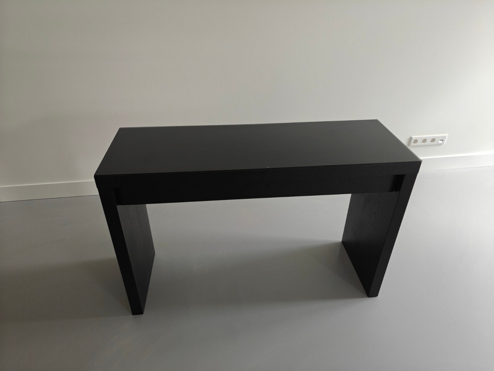 Ikea Malm toilettafel zwart, Ophalen, Zo goed als nieuw, 75 cm of meer, Modern