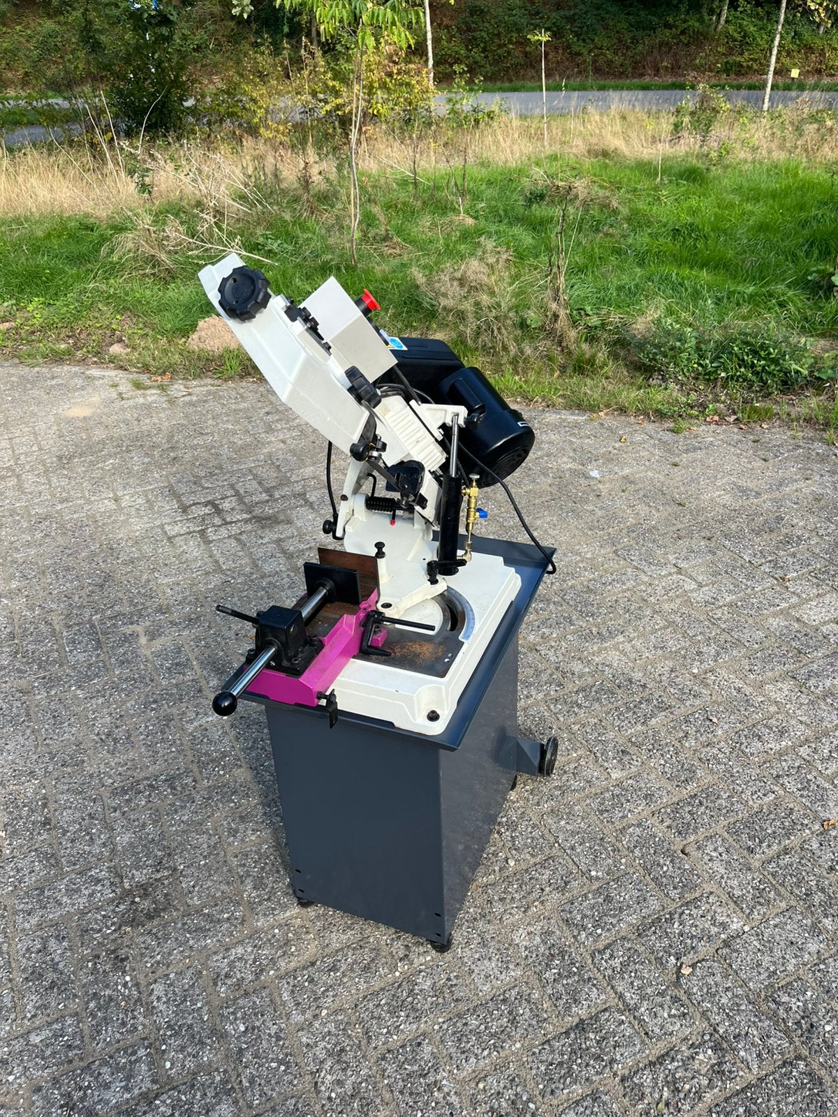 Optimum lint ijzerzaag, Ophalen, 70 mm of meer, Zo goed als nieuw, Lintzaag