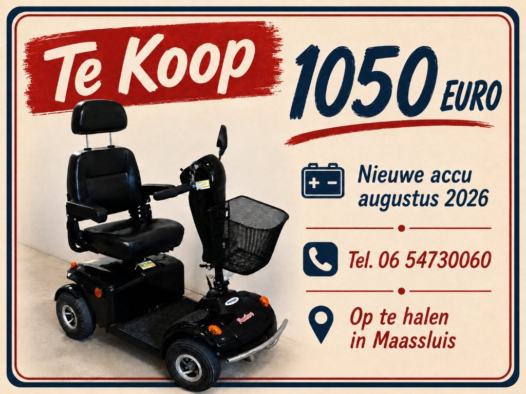 scootmobiel, Ophalen, Gebruikt, Quingo, 36 t/m 45 km