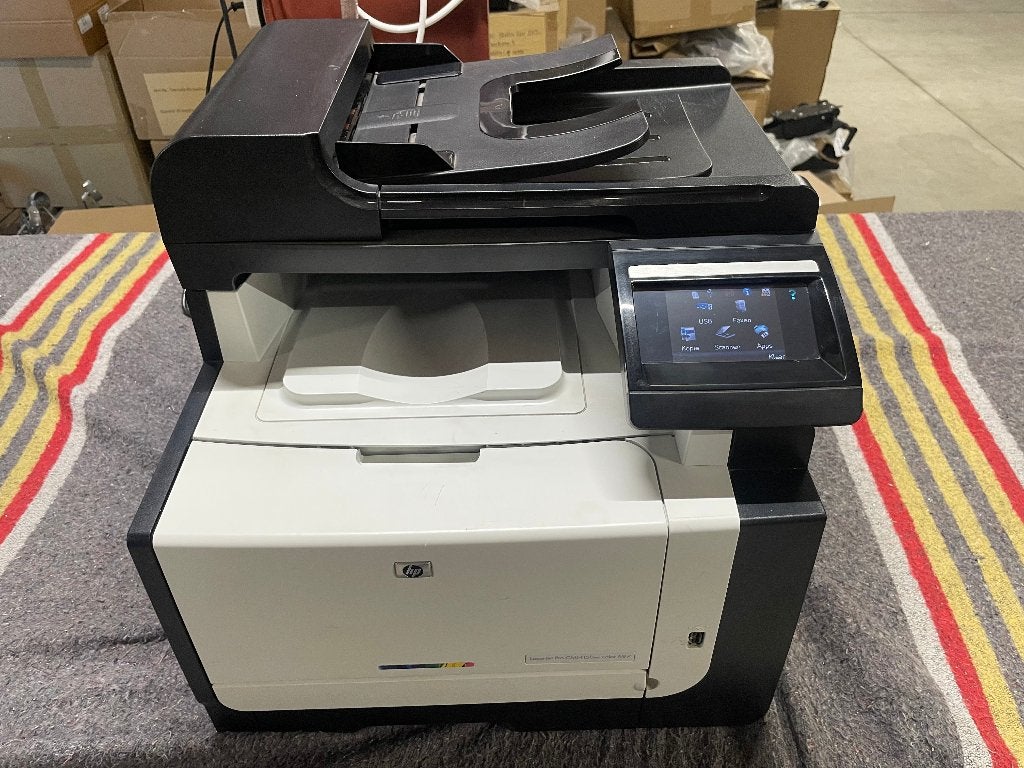 HP LaserJet Pro CM1415fnw color MFP inclusief nieuwe toner, Ophalen, Hp, Kleur printen, Gebruikt