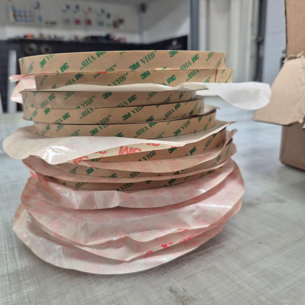 10 rollen 3M VHB dubbelzijdig tape, 12mm breed, helder, Ophalen, Nieuw, Overige typen