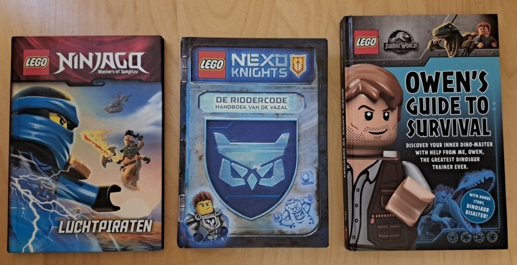 Lego boeken (3x), Ophalen of Verzenden, Zo goed als nieuw, Fictie algemeen