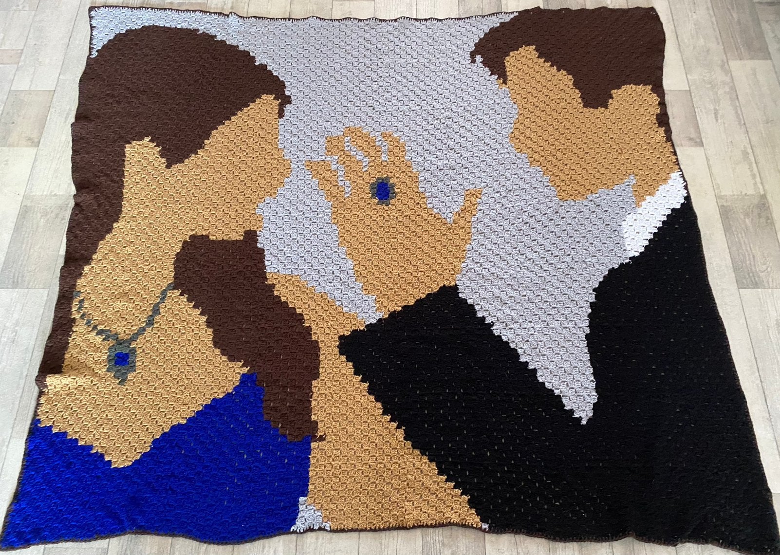Gehaakte The vampire dairies blanket, Ophalen of Verzenden, Nieuw