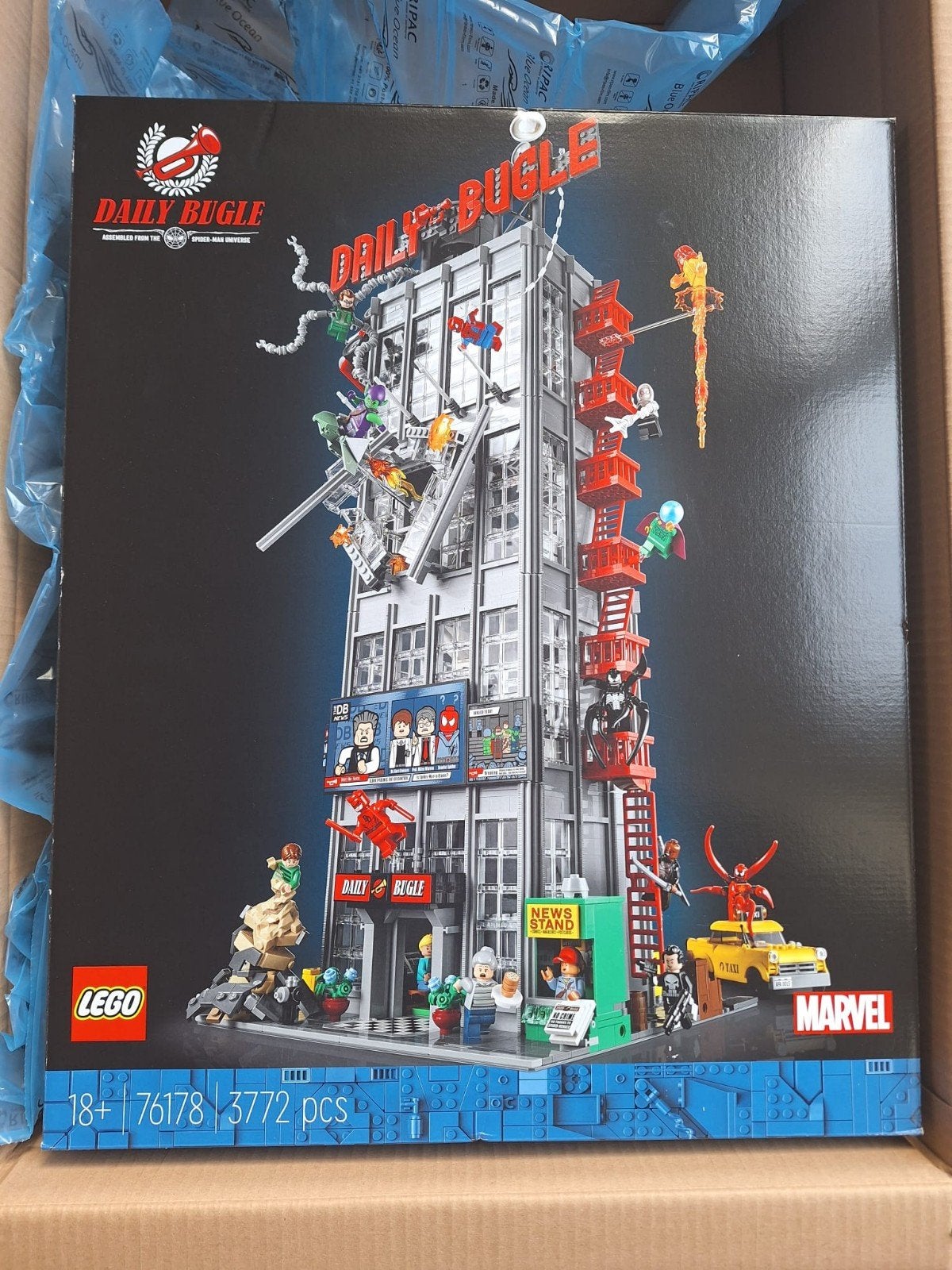 Lego Marvel Daily Bugle 76178 - Nieuw en Ongeopend, Inclusief minifiguren, Marvel, Lego, Nieuw