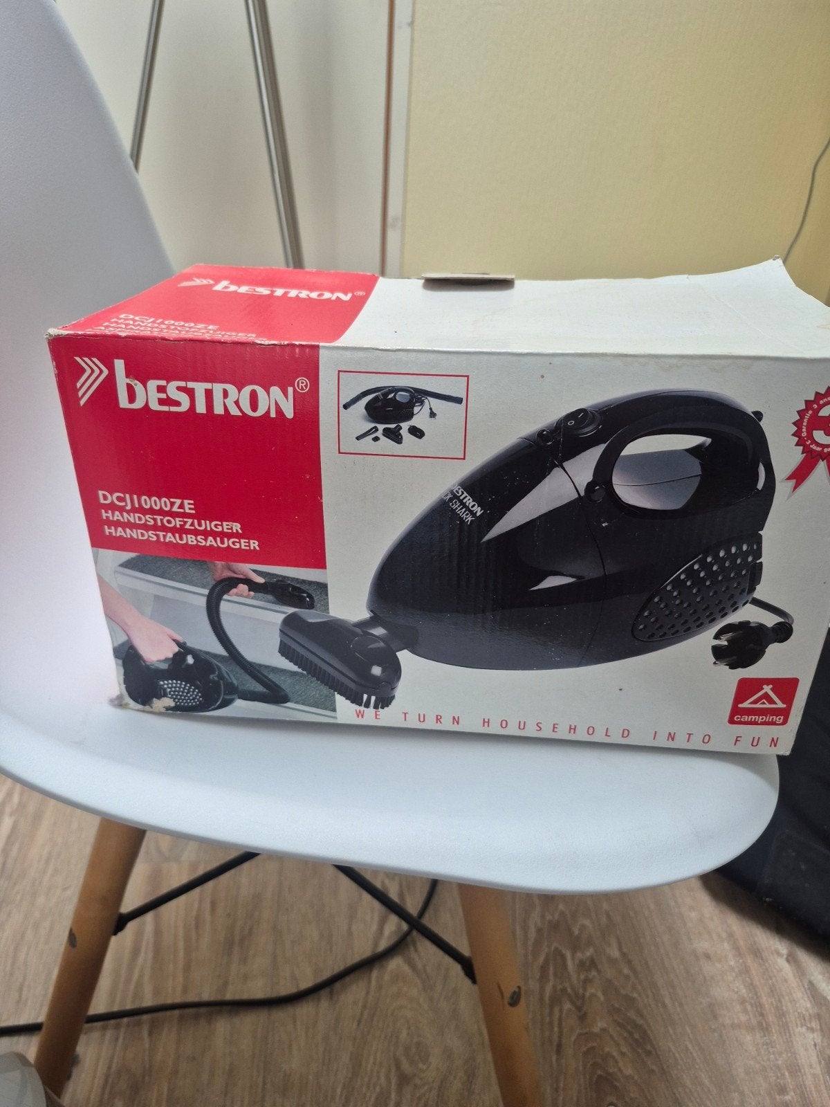 Bestron DCJ1000ZE Handstofzuiger - Compact en Krachtig, Ophalen, Kruimeldief, Nieuw, Reservoir