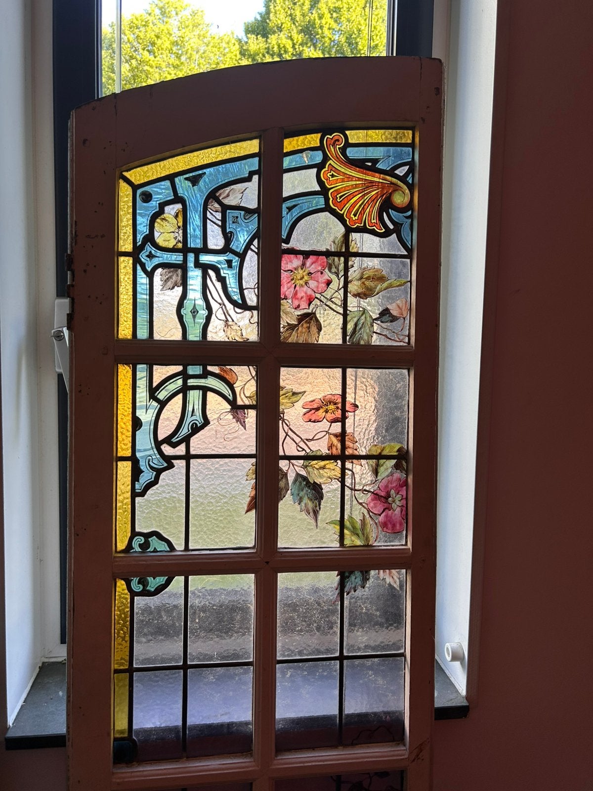 18e eeuwse kasteeldeuren + deur uit herenhuis, Ophalen, Binnendeur, 200 tot 215 cm, Glas