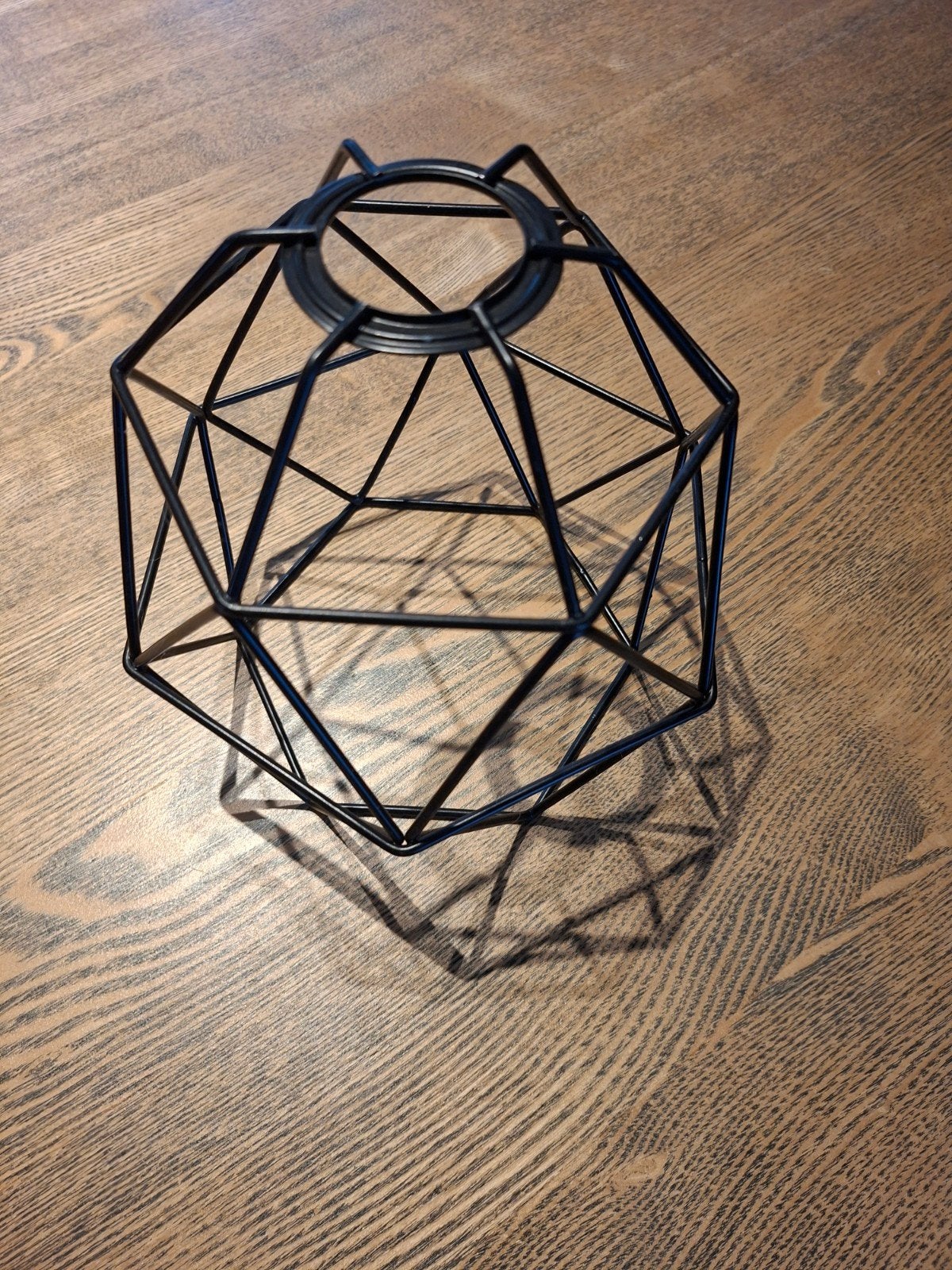 Brunsta IKEA Draad lampenkap, 20 cm, Zwart, Zo goed als nieuw, Overige vormen