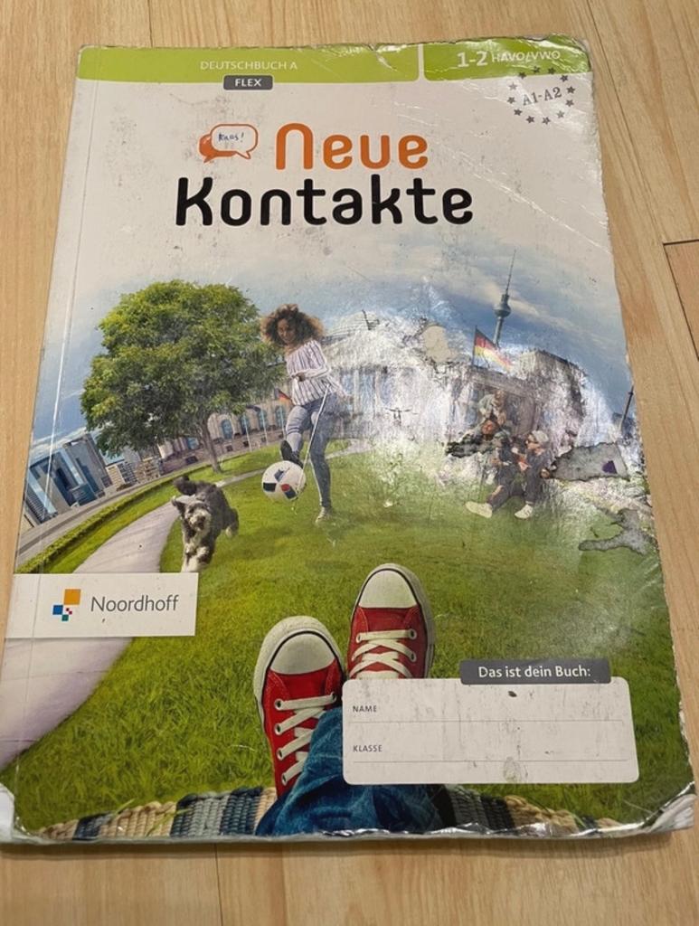 Leerboek Duits – Neue Kontakte | Deel A | 1-2 havo/vwo, Boeken, Ophalen of Verzenden, Zo goed als nieuw, HAVO, Duits