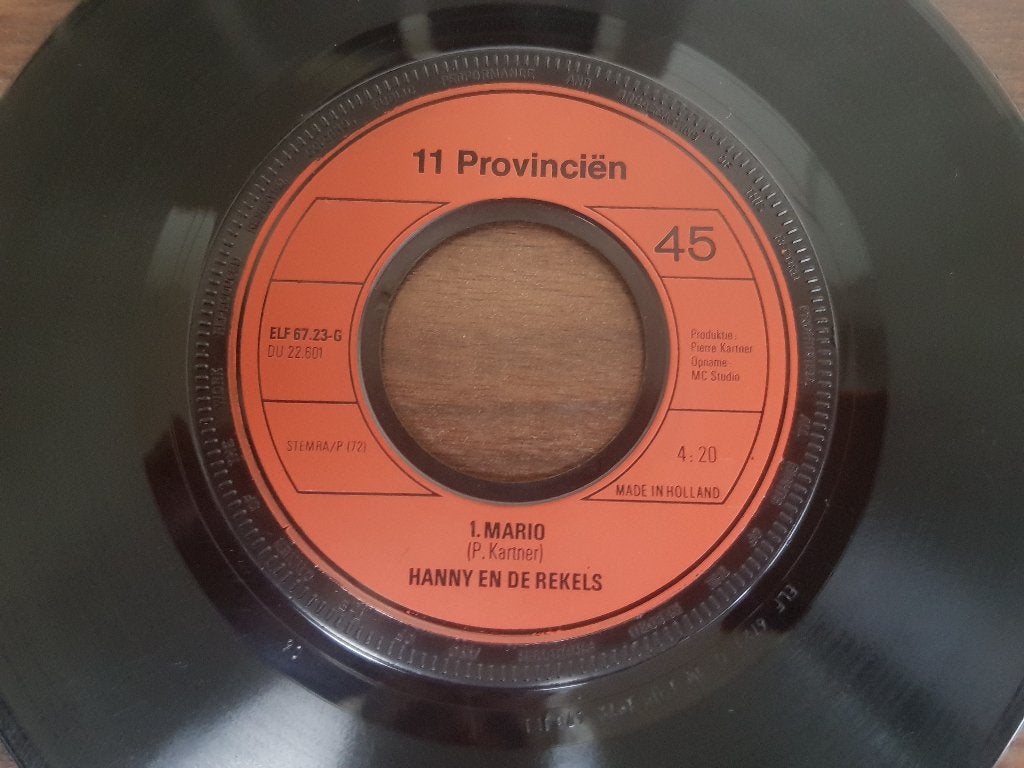 Hanny En De Rekels – Mario, 7 inch, Ophalen of Verzenden, Zo goed als nieuw, Overige typen