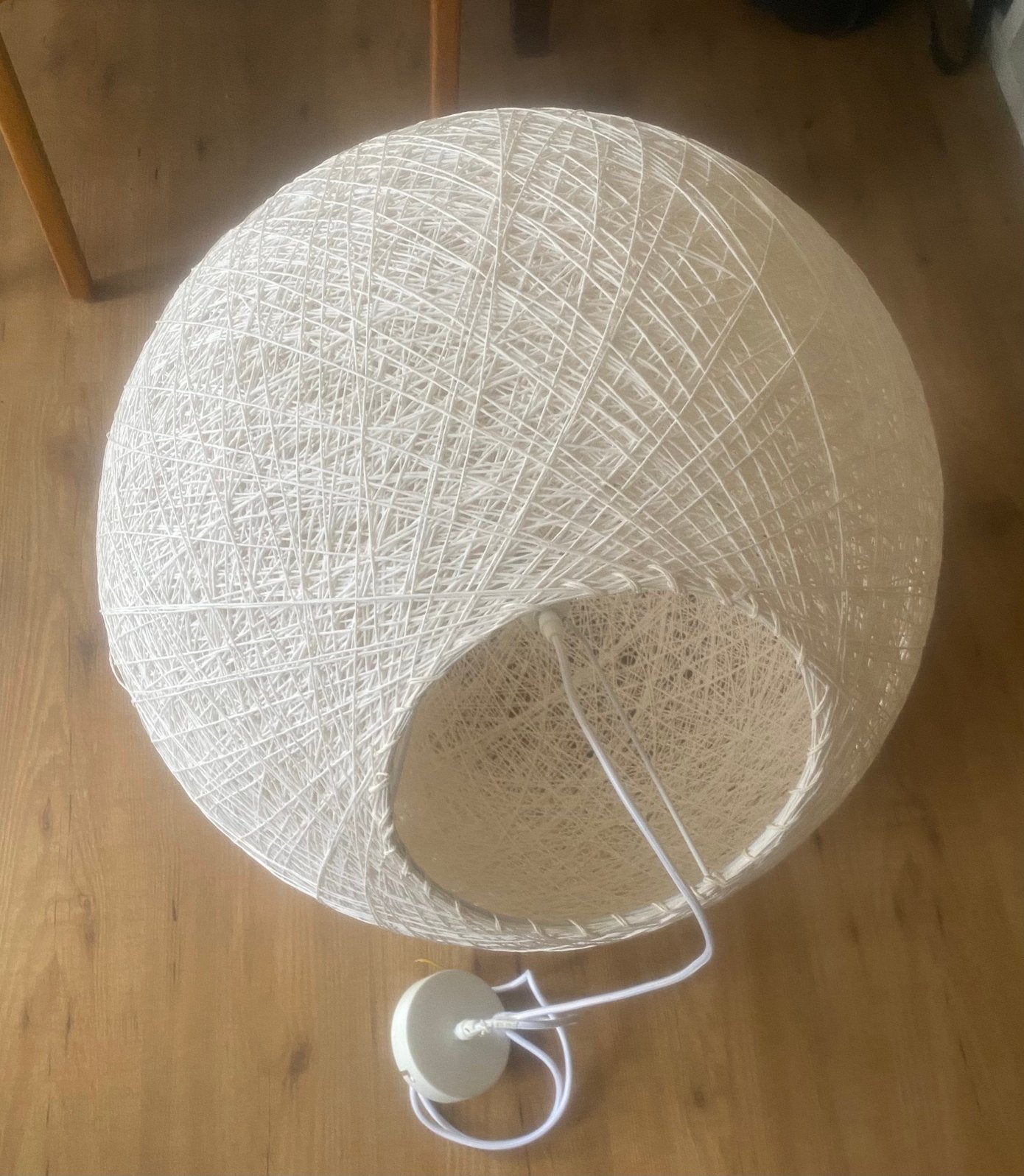 Grote design bol hanglamp (60cm), Huis en Inrichting, Ophalen, Zo goed als nieuw