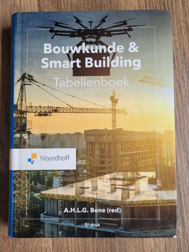 bouwkunde & smart building tabellenboek, Boeken, MBO, Noordhoff Uitgevers, Alpha, Ophalen