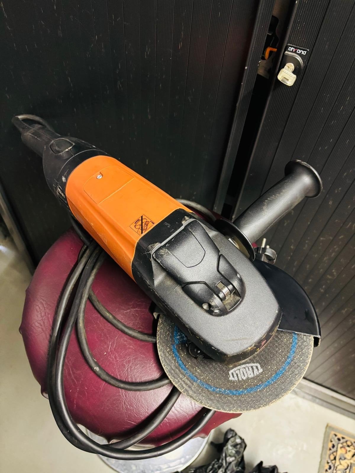 Fein Slijptol WSB20-180 - Krachtige Haakse Slijpmachine, Ophalen of Verzenden, Gebruikt, Minder dan 700 watt, Haakse handslijpmachine