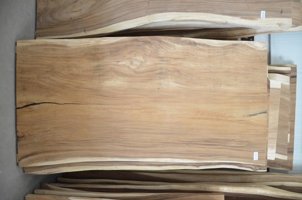 Boomstamtafel 220 cm suar -BT 217 - 2,2 meter boomstamtafel, Verzenden, Nieuw, Hout