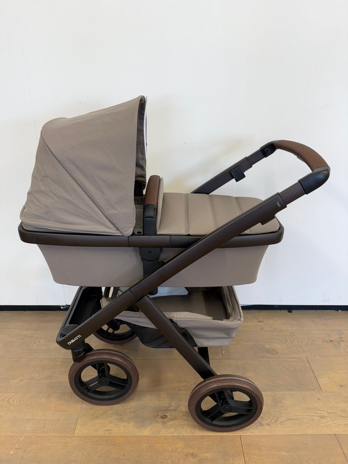 Dubatti Two E2 - 2 in 1 kinderwagen - Soft taupe, Ophalen, Zo goed als nieuw