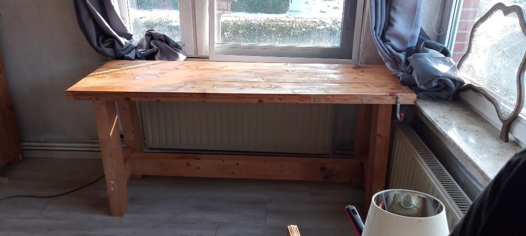Tafel, Ophalen, 200 cm of meer, 50 tot 100 cm, Zo goed als nieuw