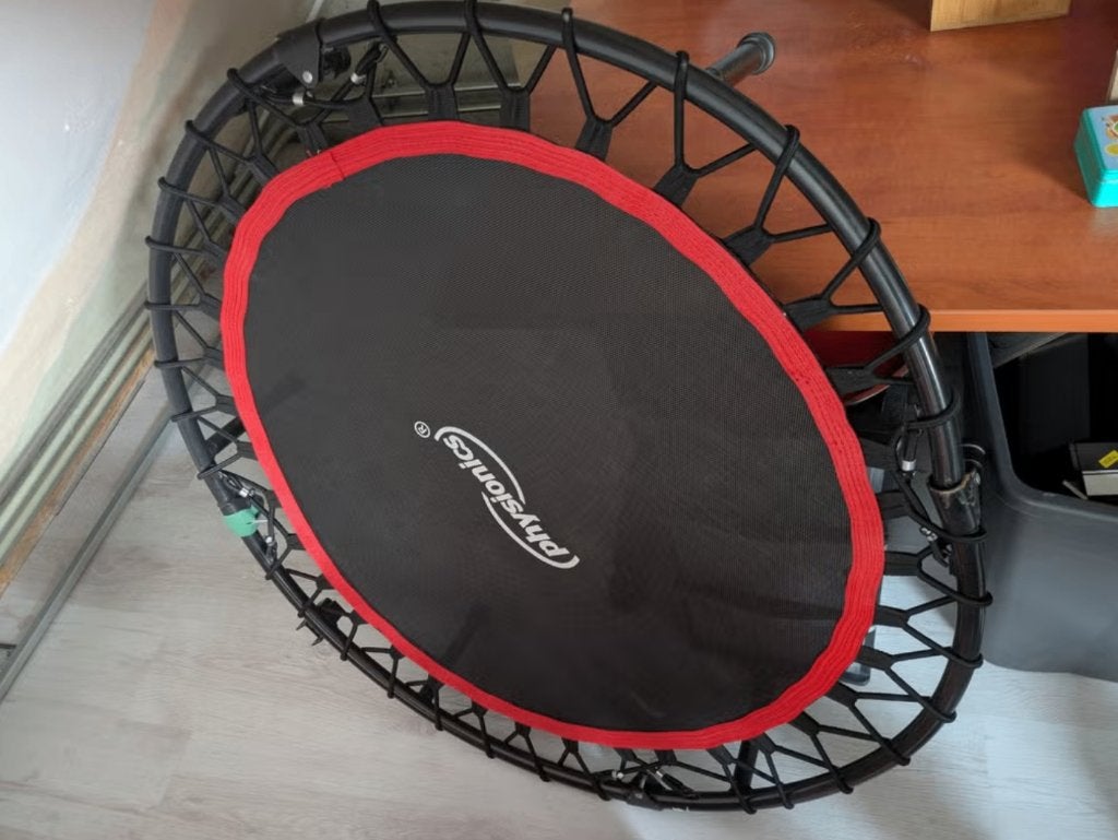 Physionics Fitness Trampoline Opvouwbaar, Ophalen of Verzenden, Gebruikt