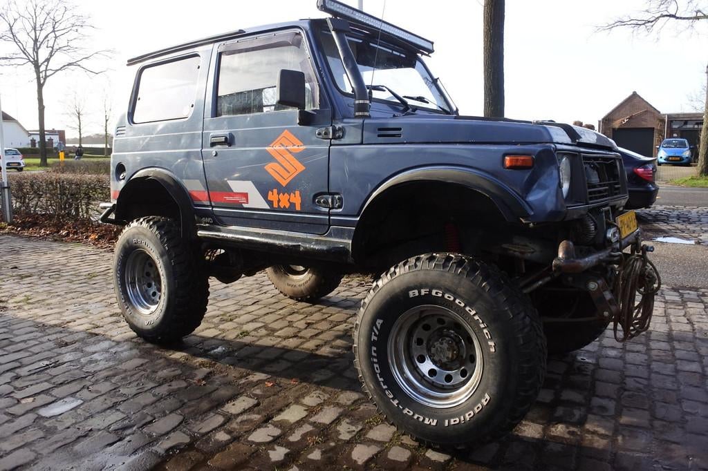 Suzuki LJ/SJ SJ 413 VJX nw apk 13-3-2028 aangepaste terrein, Auto's, Suzuki, Gebruikt, Overige modellen, 4 cilinders, Origineel Nederlands