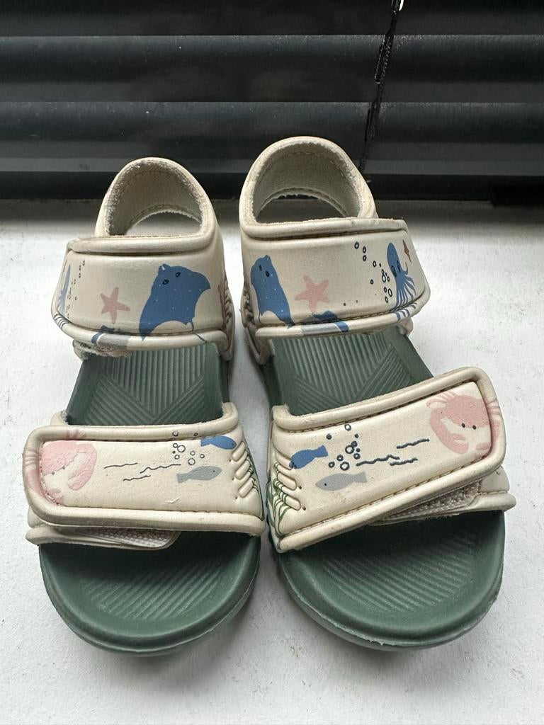 Liewood sandalen Sea Life - Unisex - Maat 20, Ophalen of Verzenden, Zo goed als nieuw, Jongen of Meisje, Schoenen