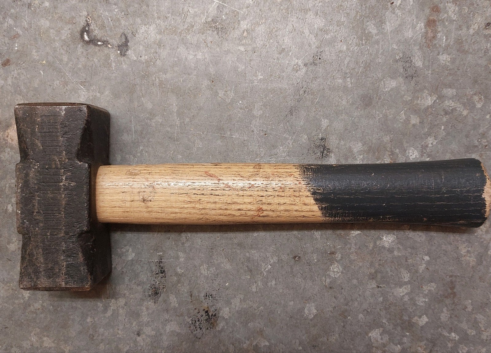 Degelijke moker/hamer - 1.5 kg met hickory steel., Doe-het-zelf en Verbouw, Ophalen of Verzenden, Zo goed als nieuw, Hamer, Overige merken