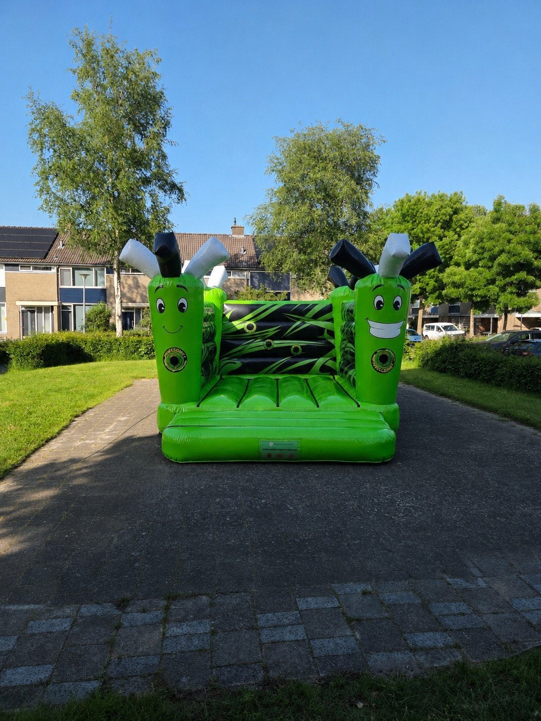 Springkussen 4x4 te huur voor kinderfeestjes, Ophalen of Verzenden